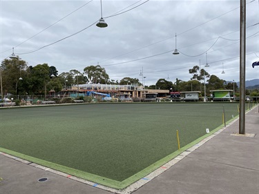 Looking over the bowling green