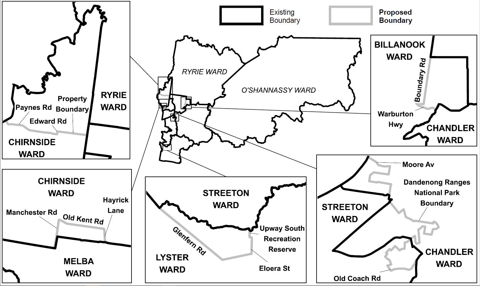 Yarra Ranges Shire Council Electoral Subdivision Review Yarra Ranges