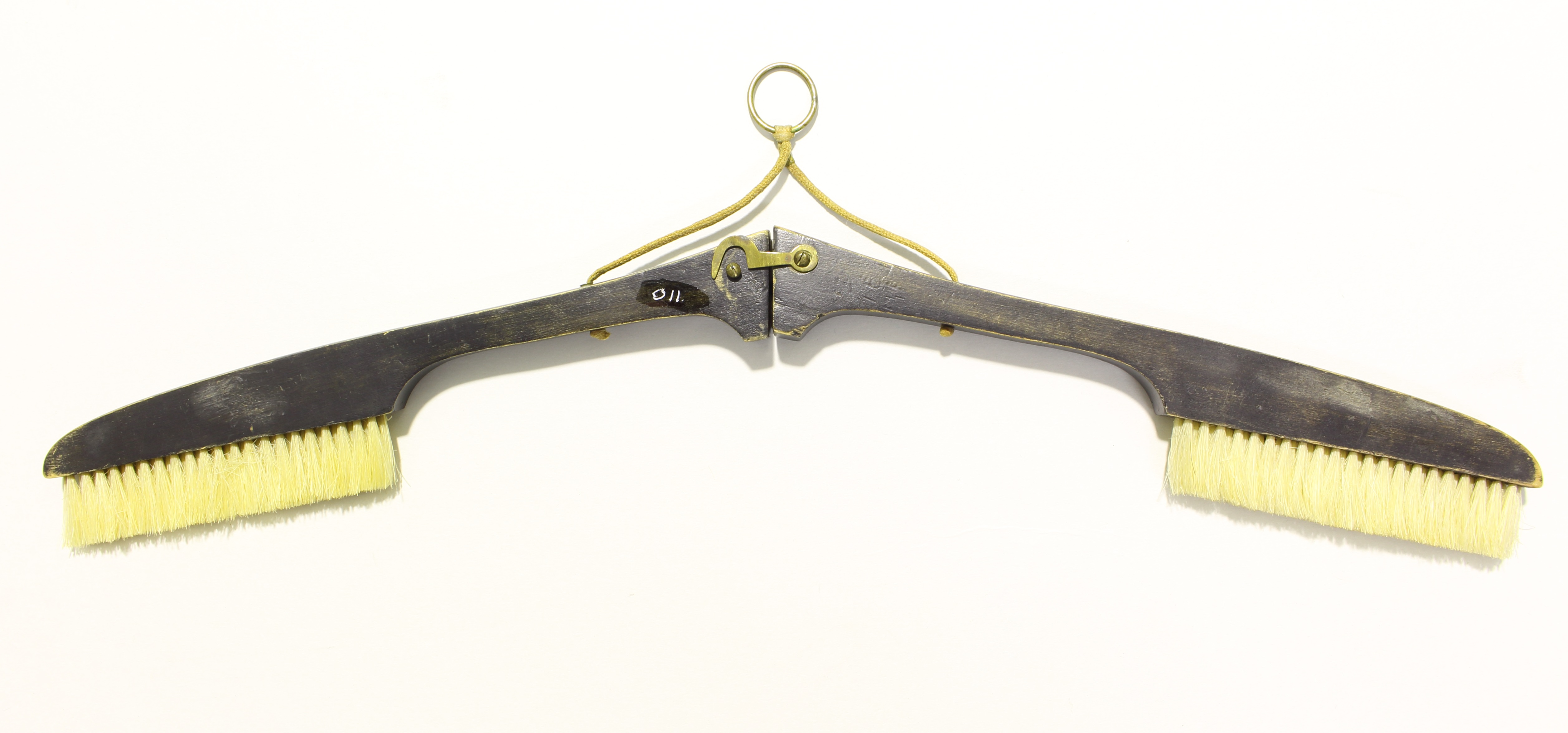 Combination Clothes Brush & Coat Hanger