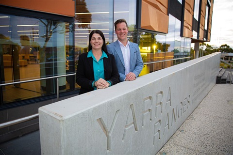 Melba Ward Councillor Sophie Todorov and Chandler Ward Councillor David Eastham.jpg