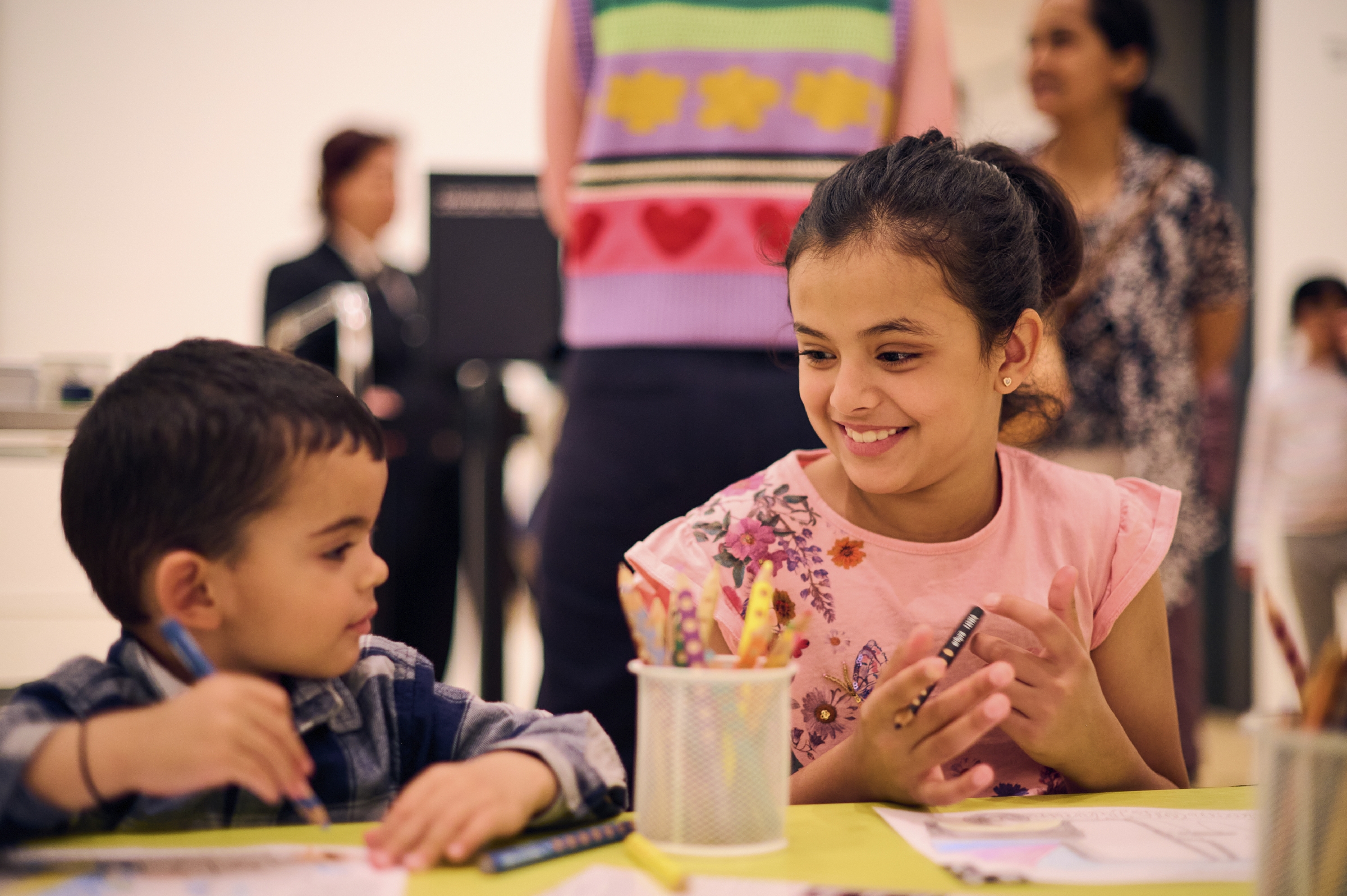 Children enjoying drawing and making together. Photo_ Eugene Hyland.jpg