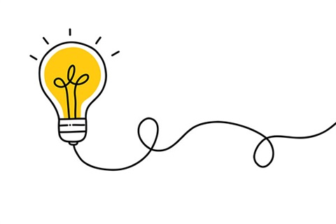 sketch of a lightbulb