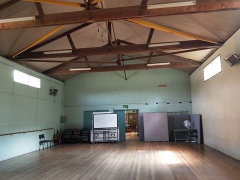 View of inside of the hall facing the entrance