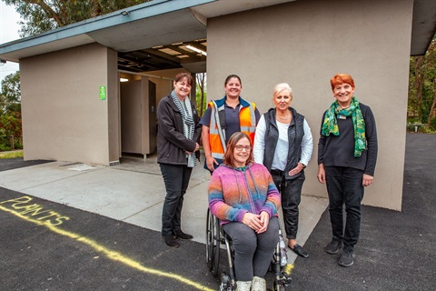 The Yarra Ranges Council recently paved the way for convenience by asphalt-ing the public toilet car park on Wray Crescent, improving connectivity with the Youth Shed.jpg