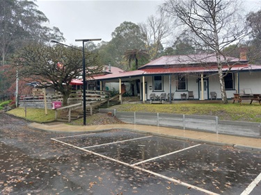 McMahons Creek Bridge solar lighting on bridge and path