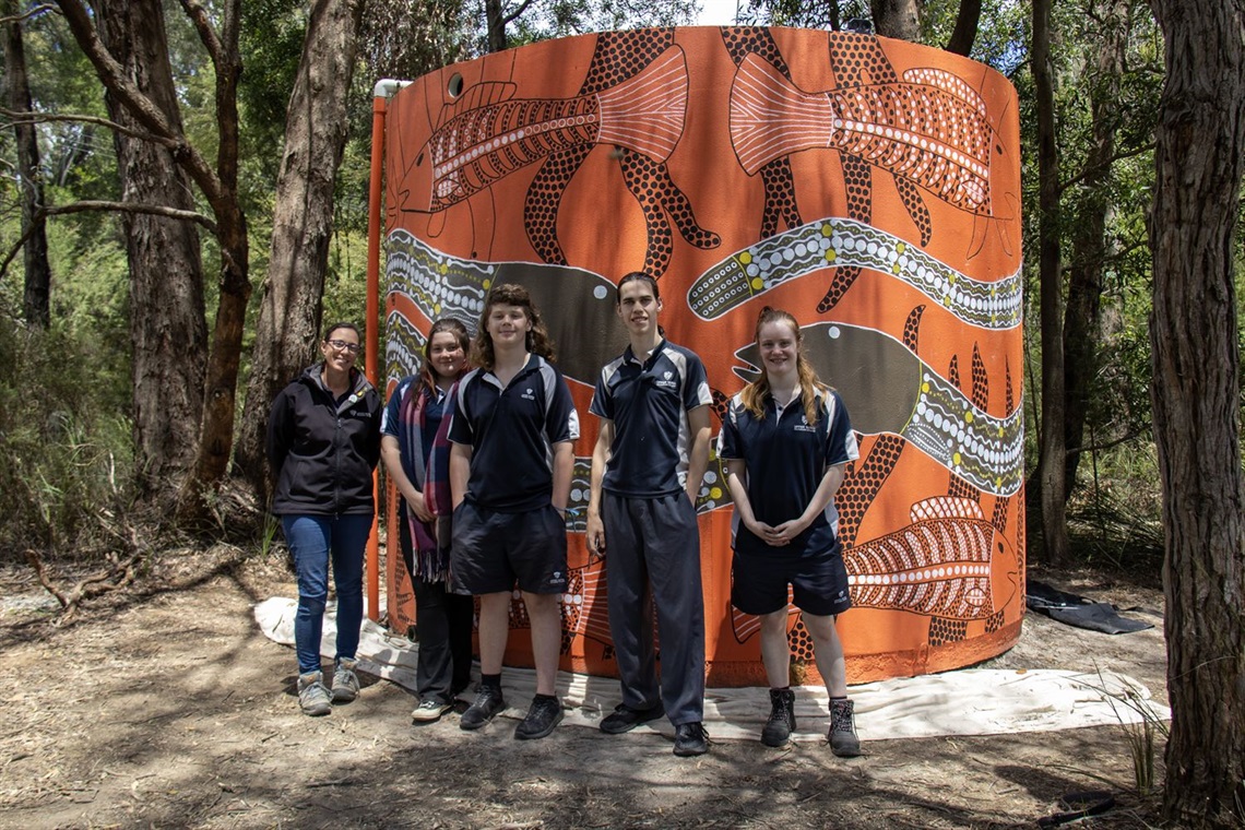 Indigenous students from Upper Yarra Secondary College.