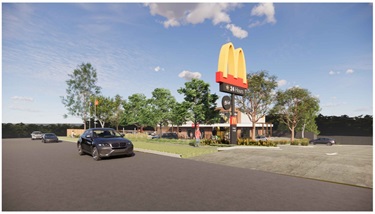 Concept sketch for McDonalds Mt Evelyn