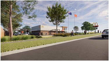 Concept sketch for McDonalds Mt Evelyn