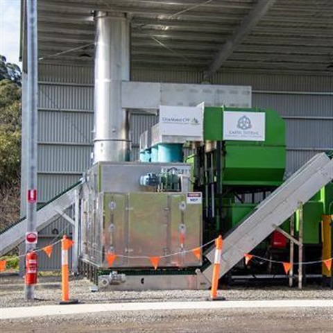 Biochar plant at Lysterfield