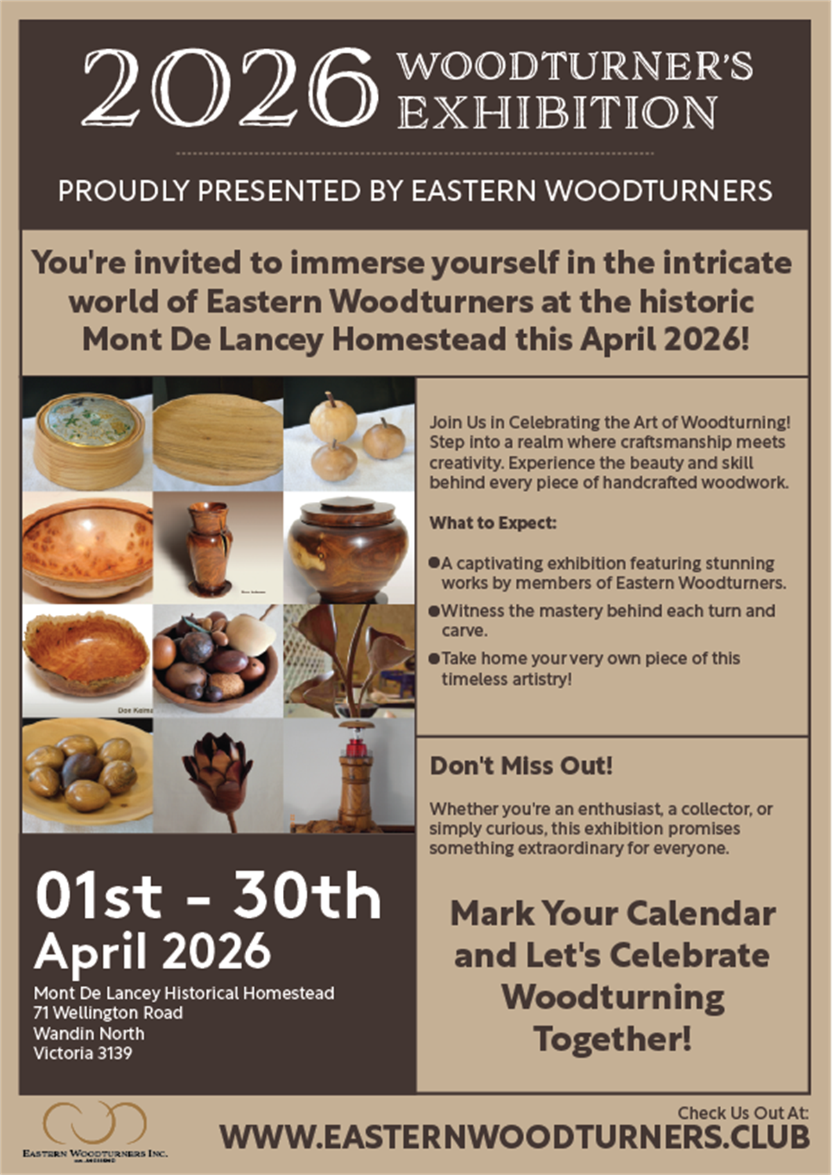 2026年东部木工车削艺术展即将开幕