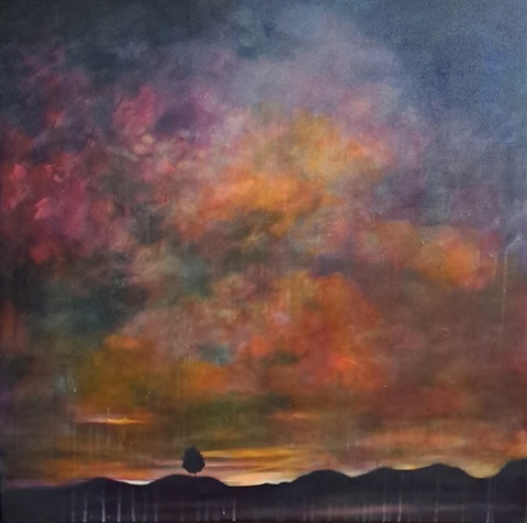 Amanda-Ruck-A-Gethsemane-of-Tears-2024-framed105x105cm-acrylic-on-canvas-2500