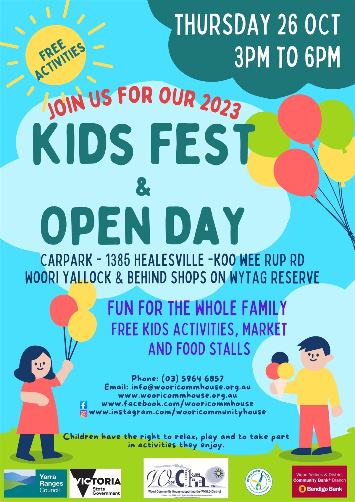 Kids Fest & Open Day Yarra Ranges Council