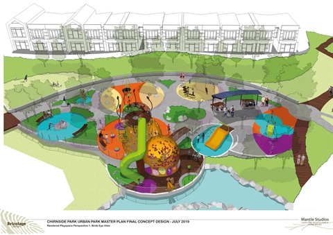 Chirnside Urban Park Render
